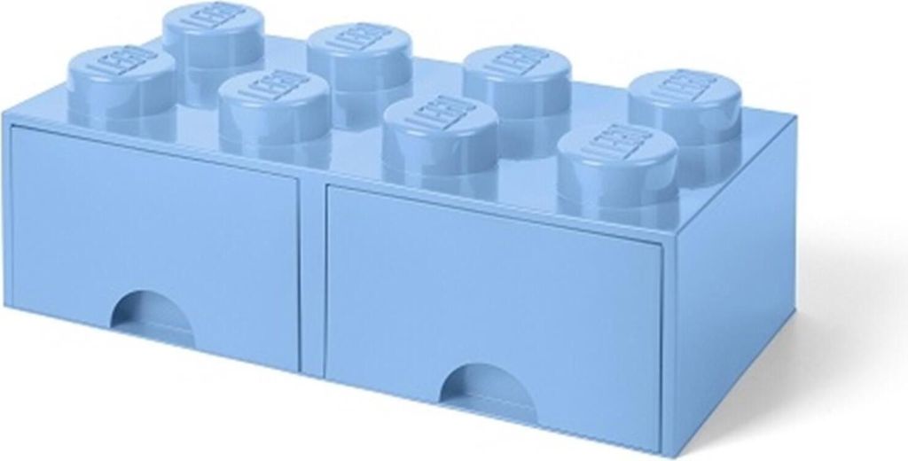 LEGO Brick Drawer 8 hellblau (hellblau) Produktbild 