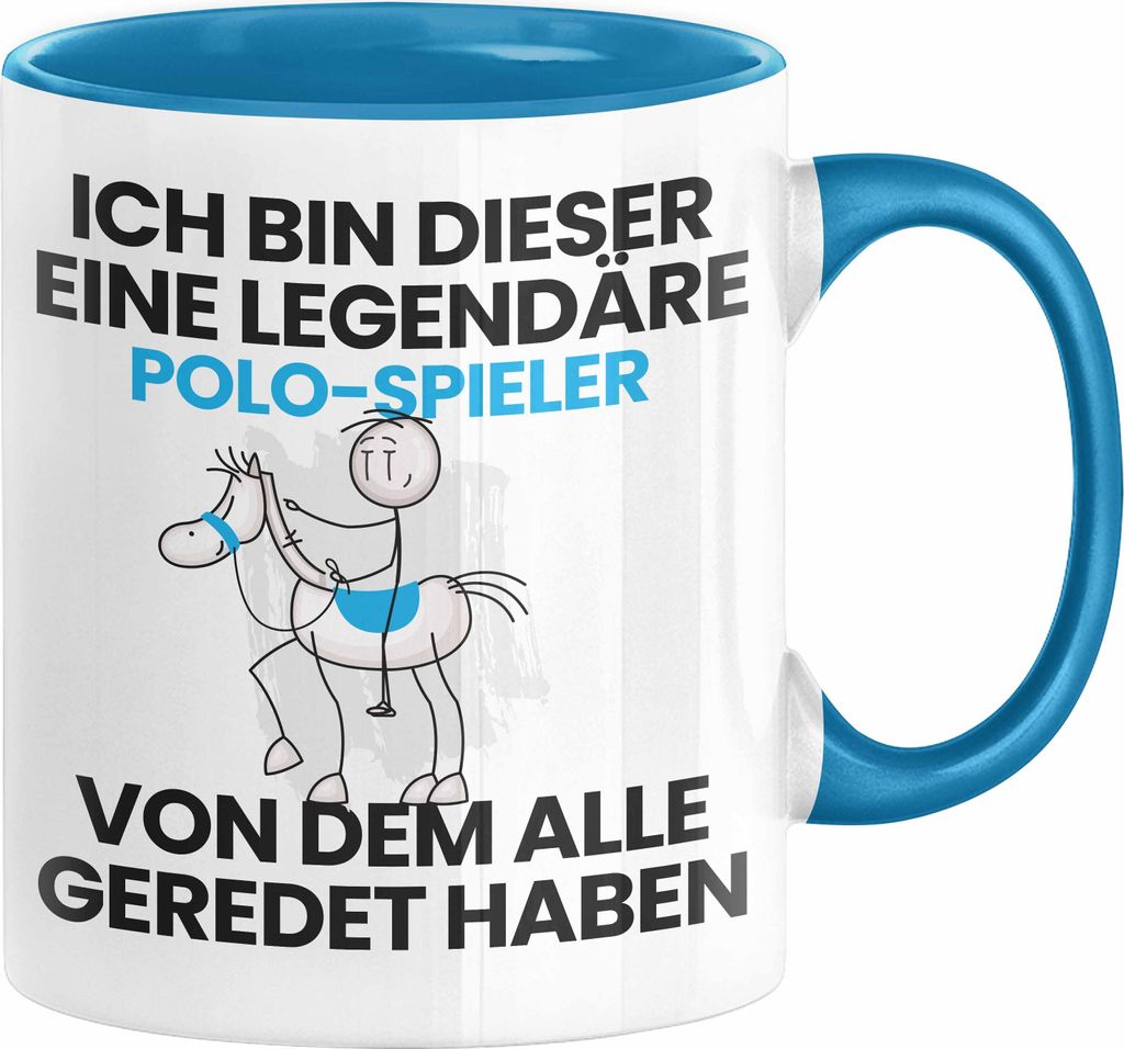 Polo-Spieler Geschenk Tasse Lustige Geschenkidee Geburtstag für Polo-Spieler Ich Bin Dieser Legendäre Polo-Spieler Von Dem Alle Geredet Haben Kaf...