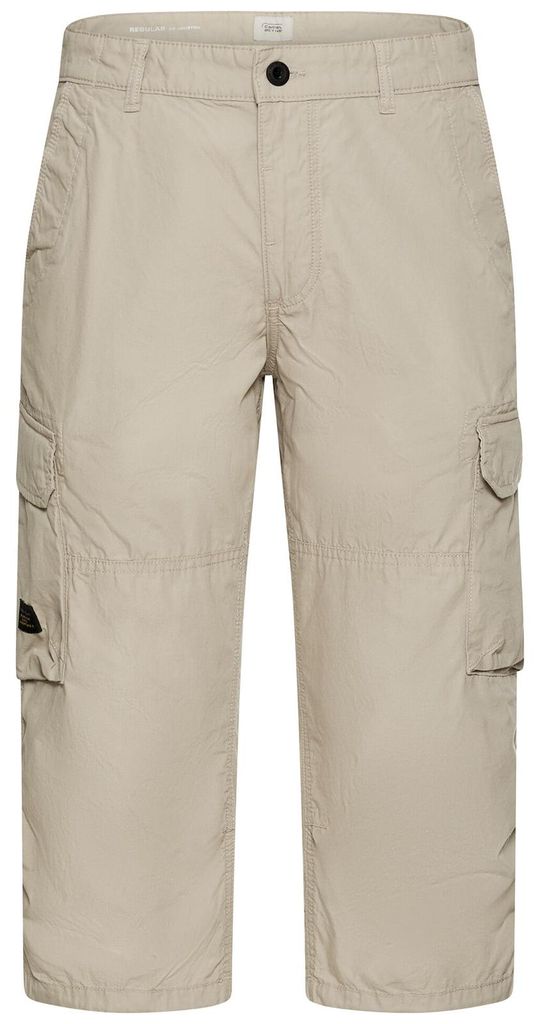 Camel Active Übergröße 3/4 Cargo-Bermuda beige leicht