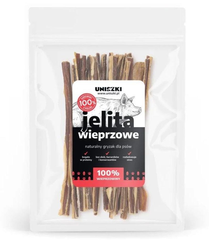 Intestini di maiale UNISZKI – snack per cani – 100 g Immagine del prodotto 