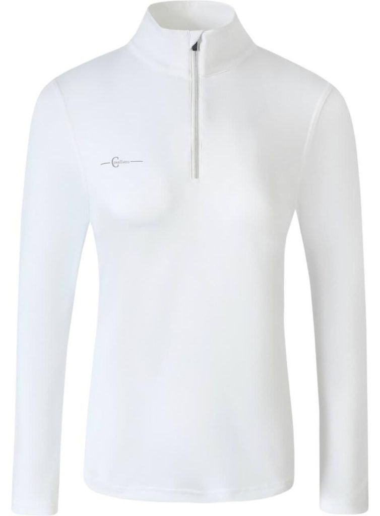 Covalliero Langarm Shirt Damen Active White M
