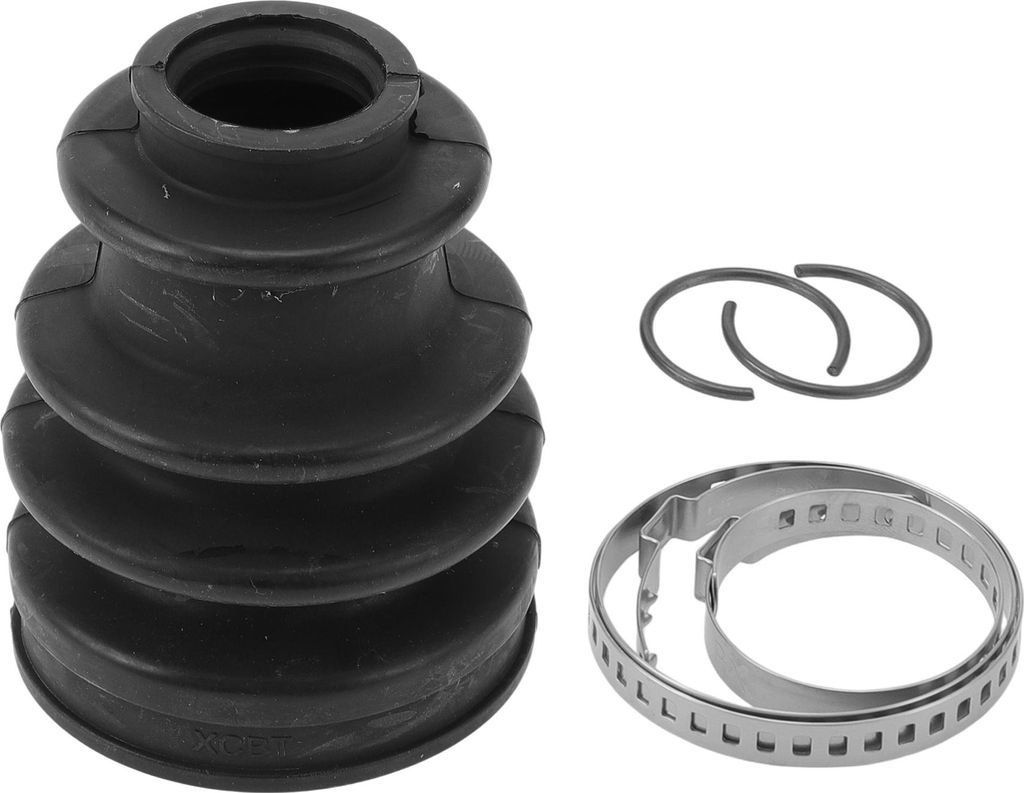 CV Gelenkmanschetten-Kit Nr. 7P0598201 mit Schellen Gelenkmanschette für Volkswagen Touareg 2011-2017 Gummi Schwarz Stark Langlebig
