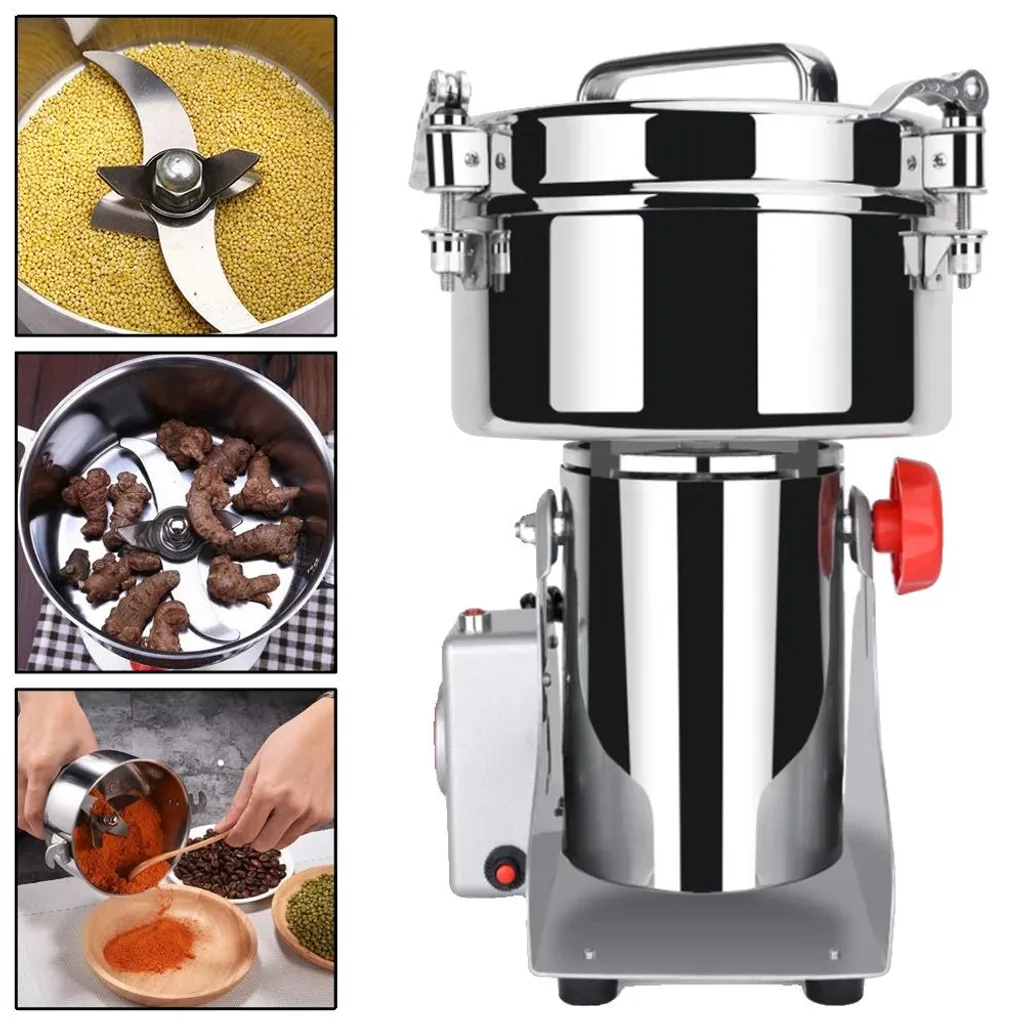 Moulin à céréales 700g en acier inoxydable 300W haute vitesse 28000 tr/min
