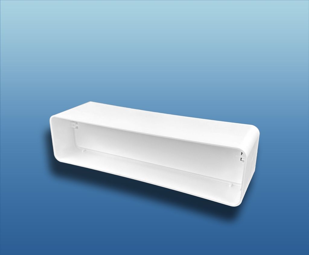 Flachkanalverbinder mit Rückstauklappe : 125 (220x55) Produktbild 