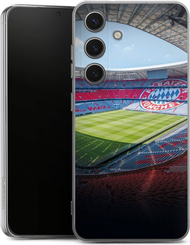 DeinDesign Handyhülle für Samsung Galaxy S25 Silikon Hülle Case Smartphone Schutzhülle FC Bayern München FCB Stadion