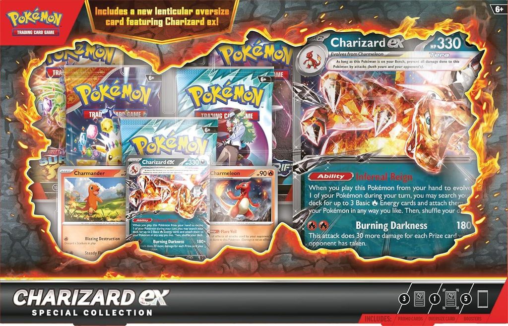 Pokémon TCG: Špeciálna kolekcia Charizard ex Obrázok produktu 