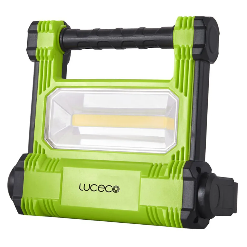 Éclairage de chantier portable 20W Luceco pour travaux intérieurs et extérieurs