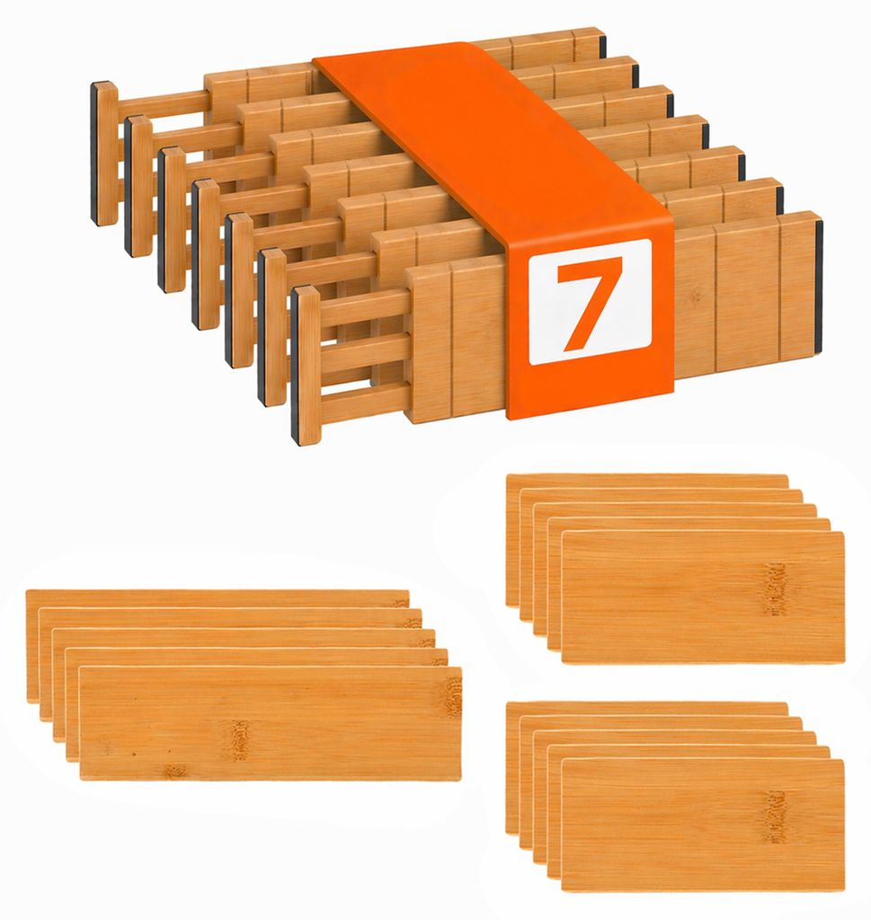 Relaxdays – rozdělovač do zásuvek, 22dílná sada, Obrázek produktu 