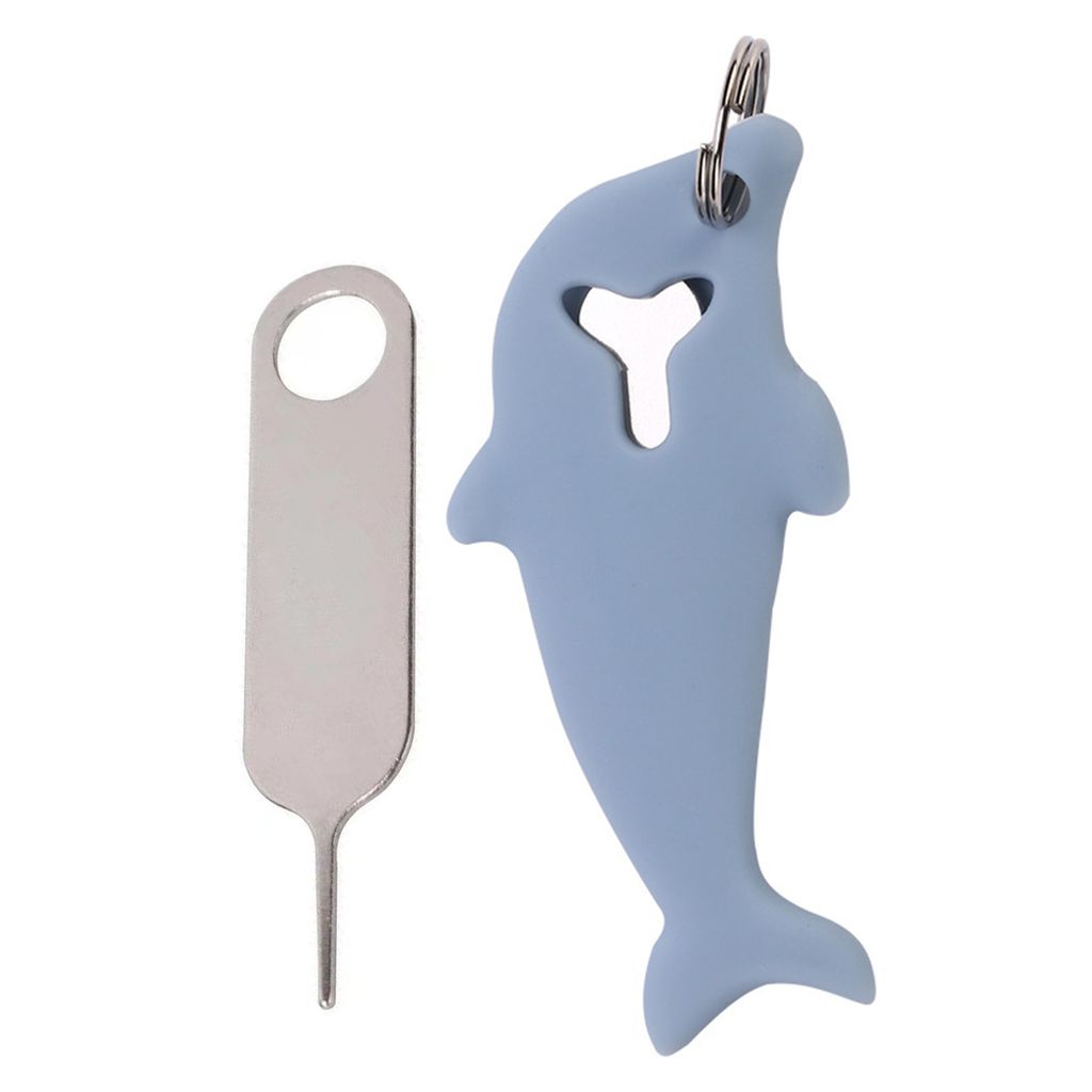 Nadel zum Entfernen der SIM-Karte, Walform, Schutz vor Verlust, Mini-Größe, leichte Steckplatzöffnung mit Schlüsselanhänger, Werkzeug zum Ausw...