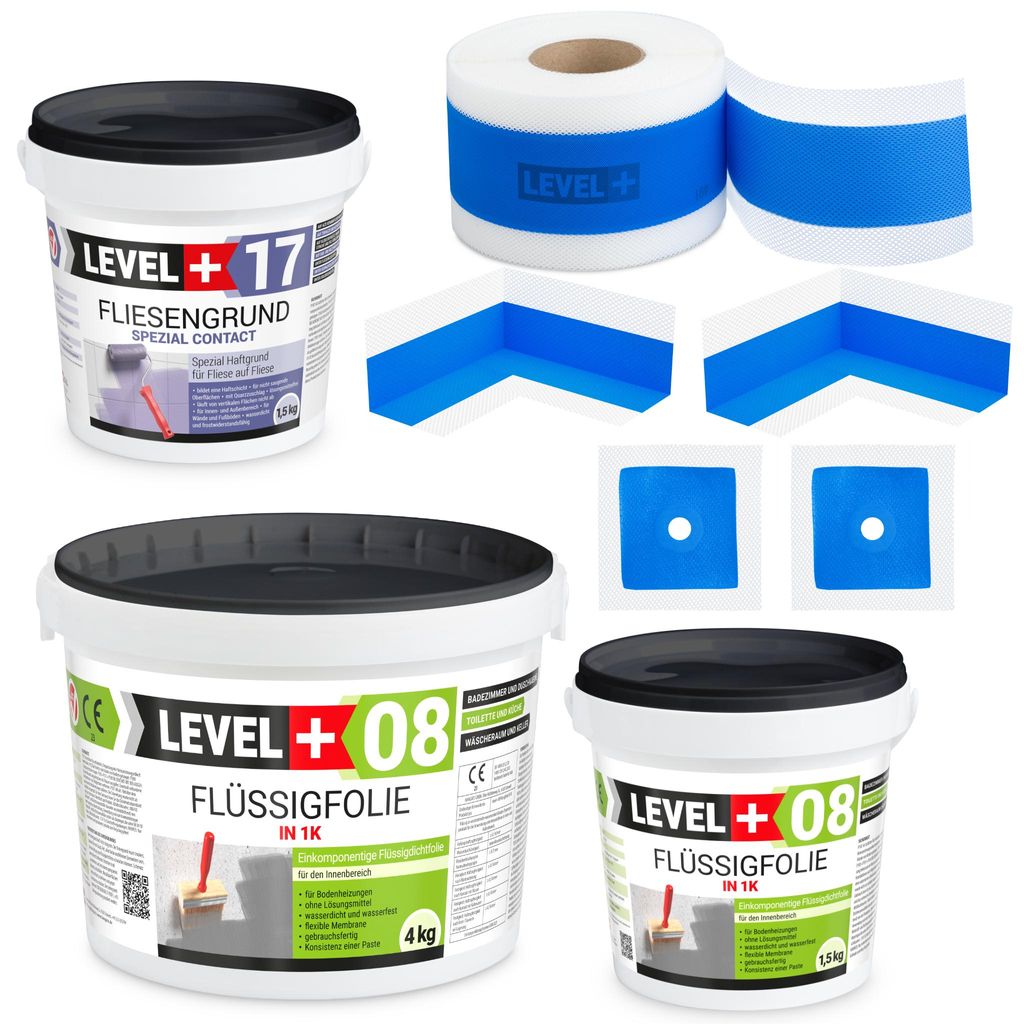 Set di sigillatura bagno doccia liquido foglio 5,5 kg Immagine del prodotto 
