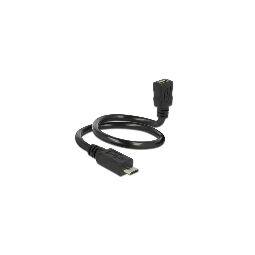 Câble OTG Micro USB Hi-Speed Extension 0,30m avec Connecteurs Blindés