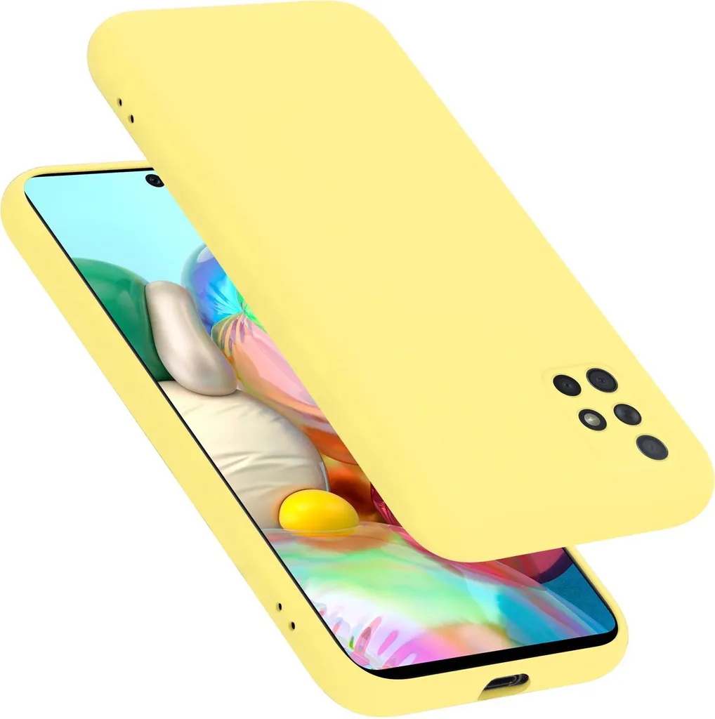 Custodia Protettiva Cadorabo per Samsung A51 4G / M40s - TPU Giallo