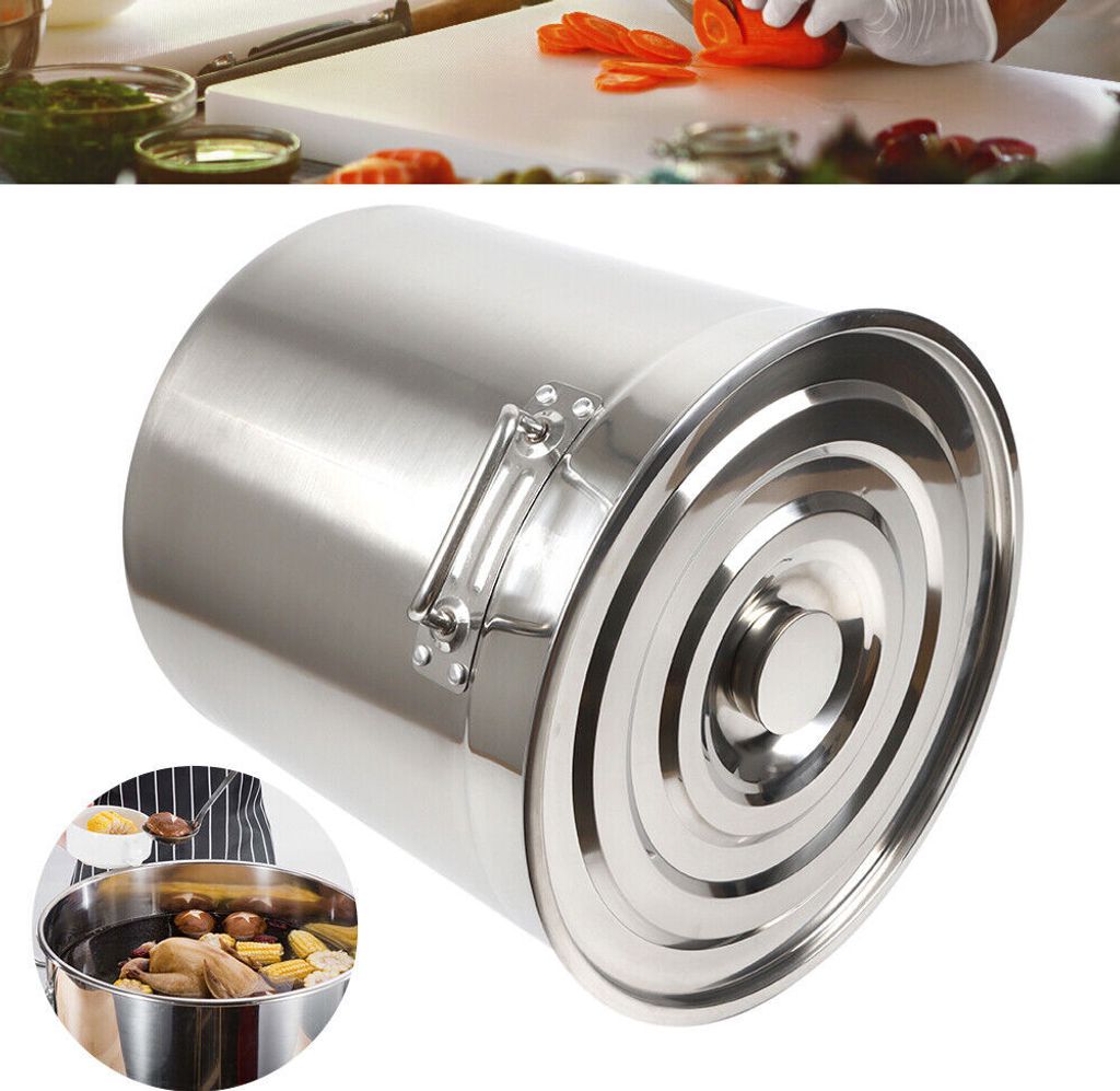 70L nerezový hrnec s víkem Polévkový hrnec Kuchyňský kbelík Obrázek produktu 3