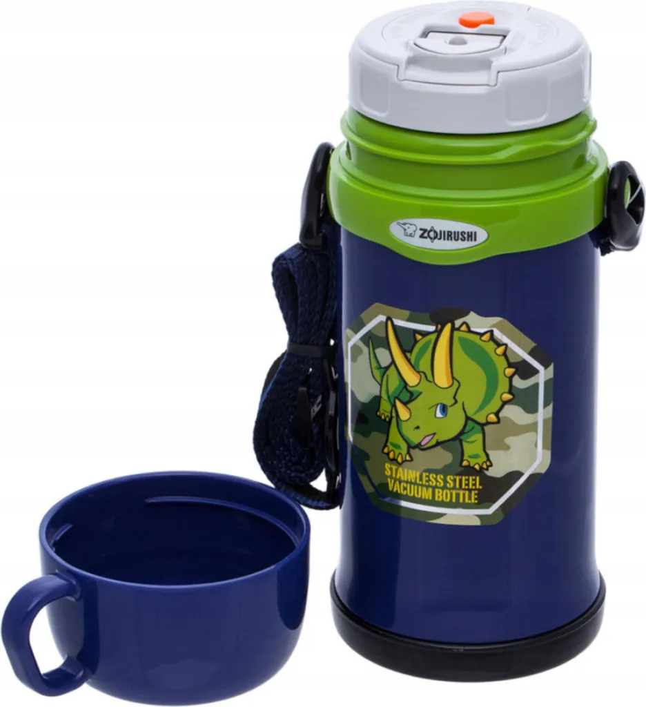 Zojirushi SC-MC60-AZ Borraccia Termica per Bambini 600ml Blu 2-in-1