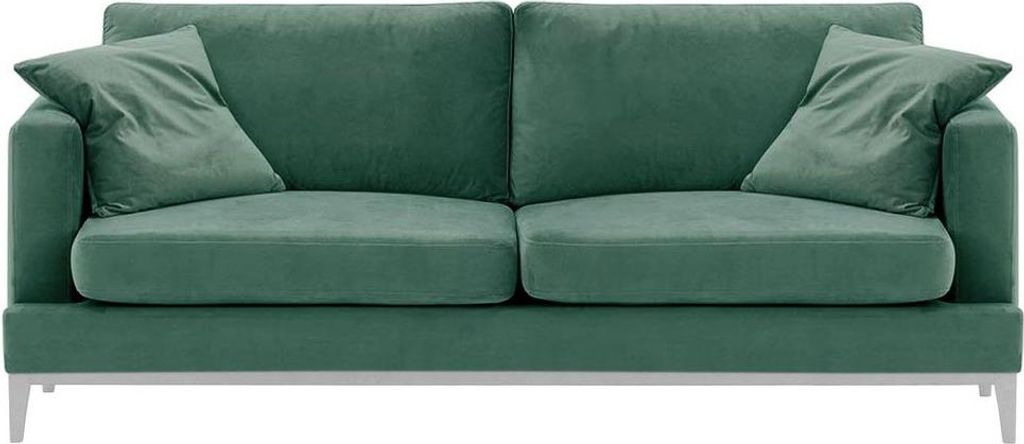 Dreisitzer-Sofa Covex Wood-Velluto 12-white