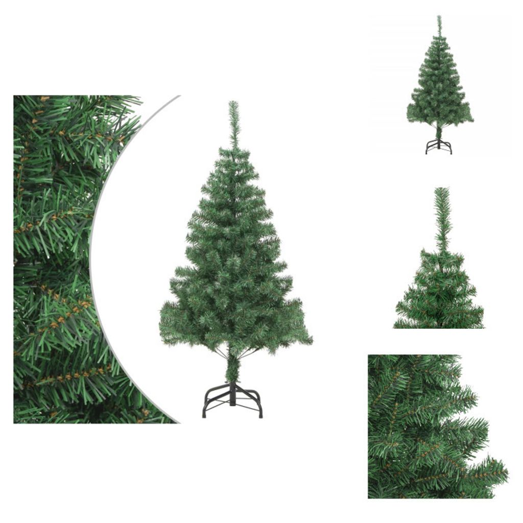 vidaXL Künstlicher Weihnachtsbaum Stahl-Ständer 210 cm 910 Zweige - Weihnachtsbäume