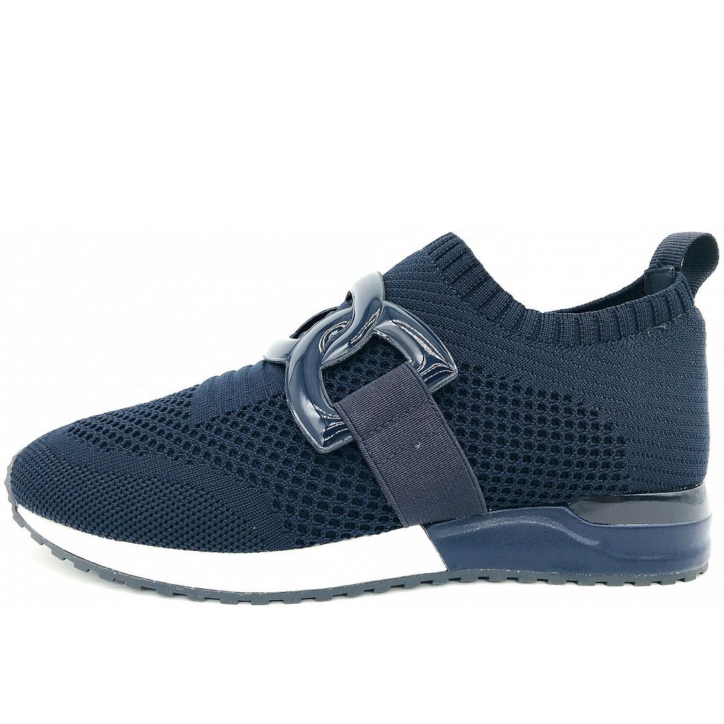 La Strada  Damenschuhe Halbschuhe Slipper Blau Freizeit, Produktbild 5