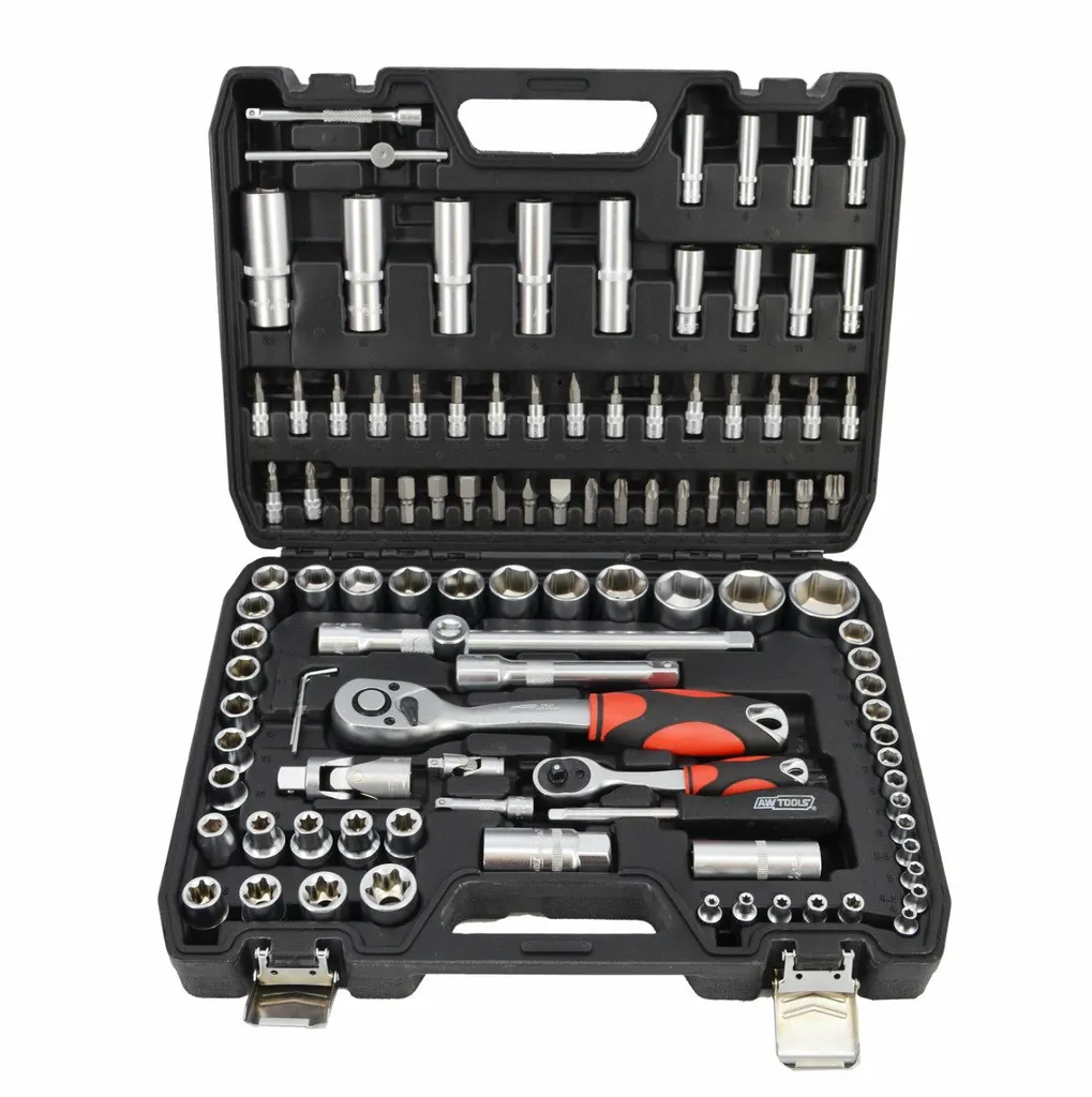 Coffret d'outillage complet 108 pièces pour réparation auto et bricolage