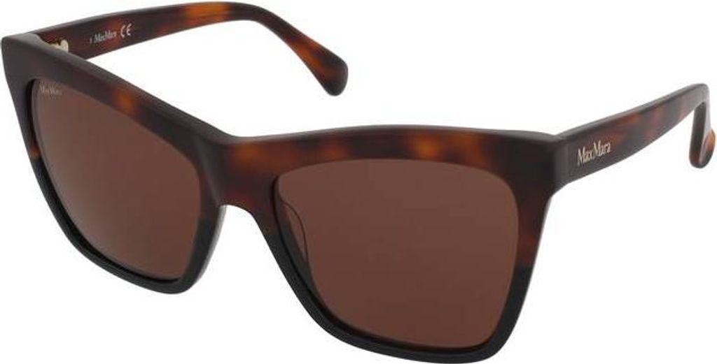 Max Mara LOGO 2 MM0008 HAVANA BROWN/BROWN 55/17/140 Damenbrillen Sonnenbrillen