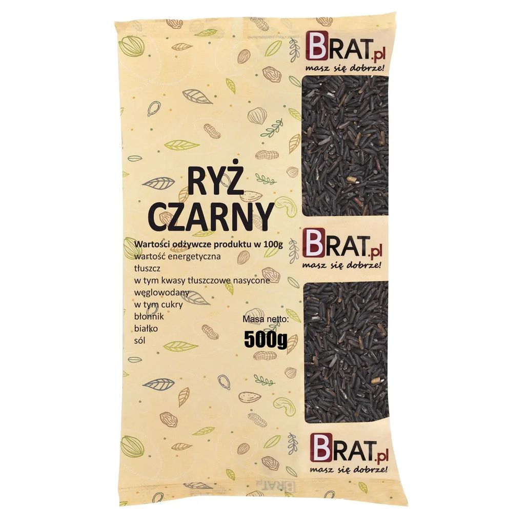 Ryż czarny 500g Brat.pl Zdjęcie produktu 