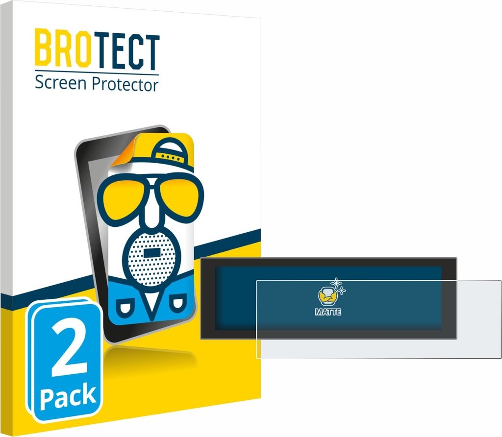 2x BROTECT Schutzfolie für EcoFlow DELTA 3 Plus Displayschutz Displayschutzfolie Folie Matt Entspiegelungsfolie
