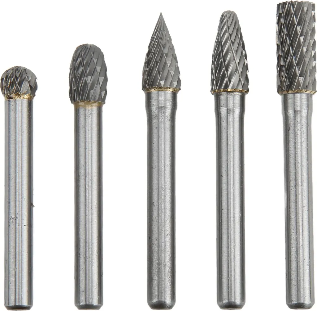 Frese Rotative Carburo Tungsteno 6x8mm Set 5pz | Alta Velocità Taglio