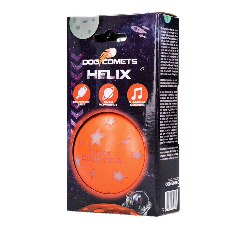 Dog Comets Hundespielzeug Helix orange
