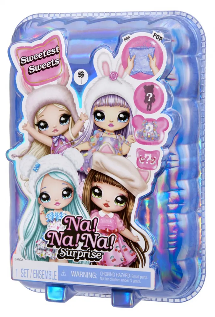 Poupée Bailey Bunny Na ! Na ! Na ! Surprise ! Incassable et douce