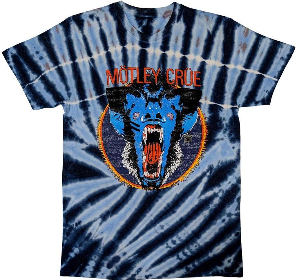 Motley Crue - "Screaming Animal" T-Shirt für Herren/Damen Uni RO12746 (S) (Hellblau/Weiß)
