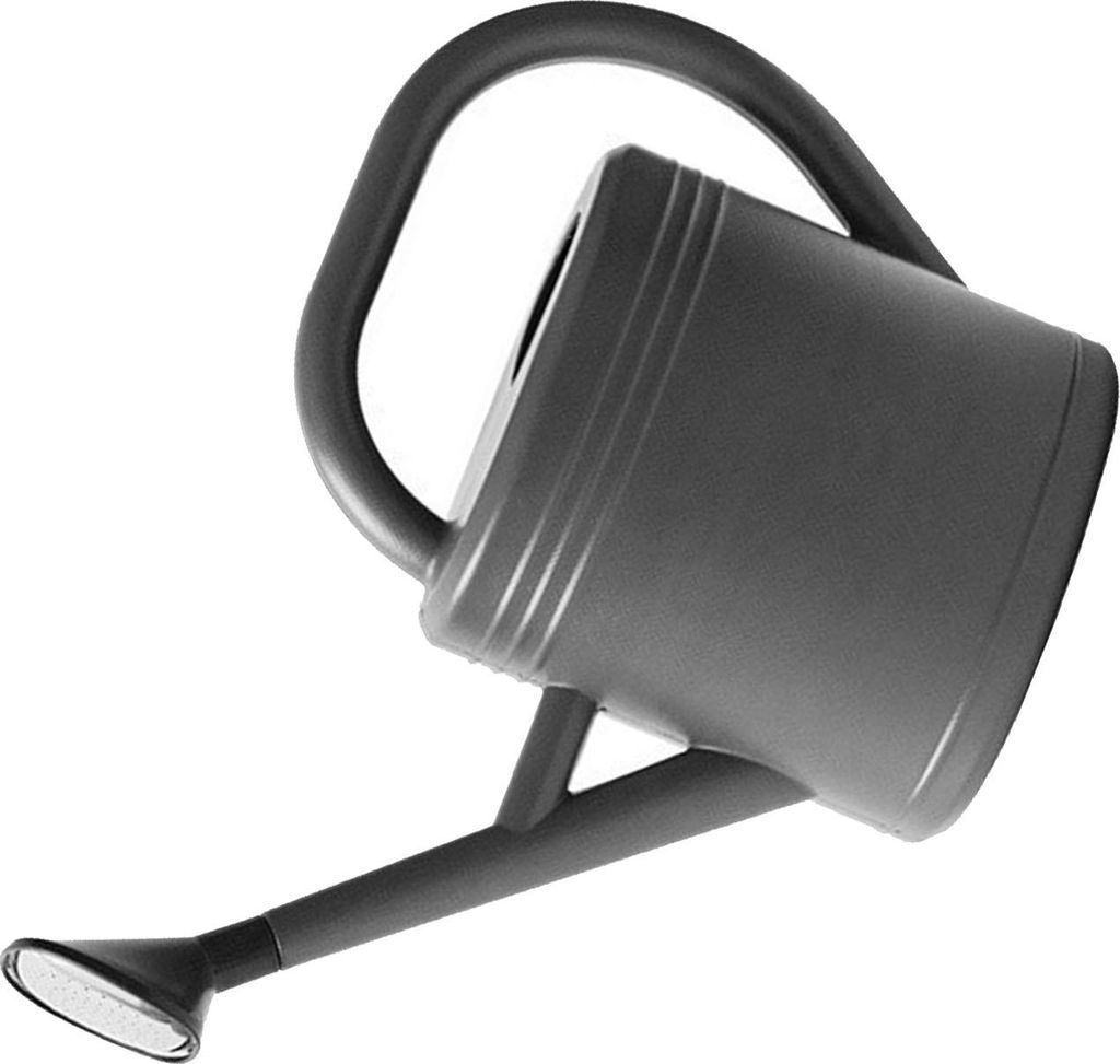 8-Liter-Kunststoff-Gießkanne für den Haushalt, große Kapazität, langer Ausguss, verdickte Gießflasche für den Garten, Grau