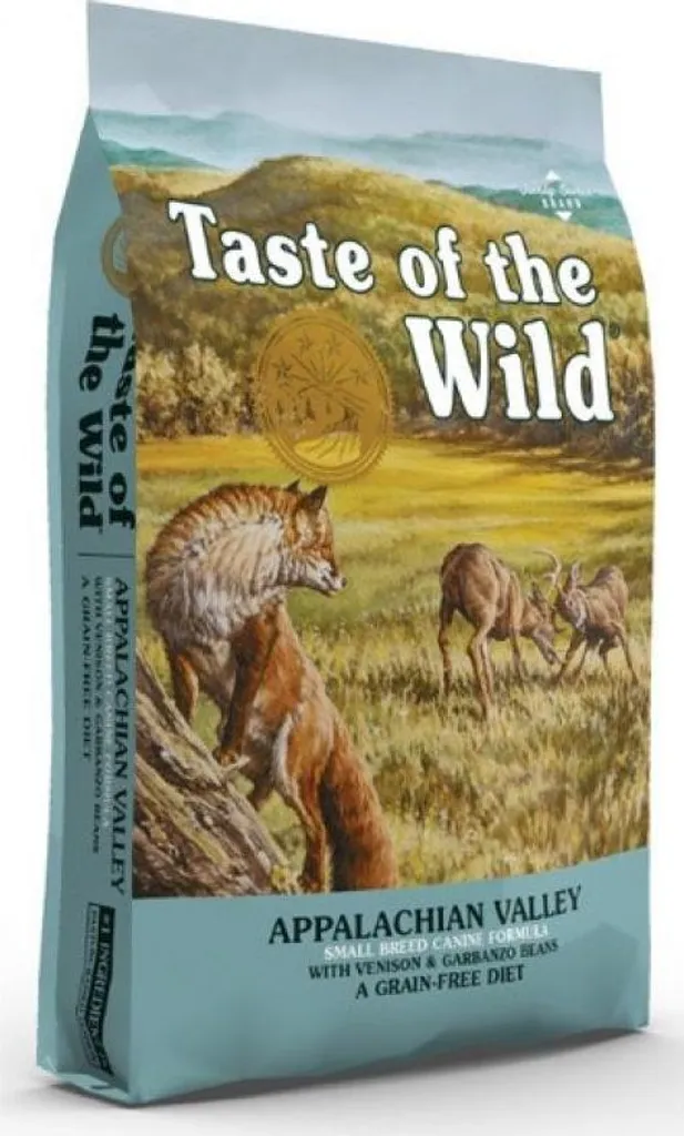 Croquettes sans céréales pour petit chien Taste of the Wild 5,6kg Gibier
