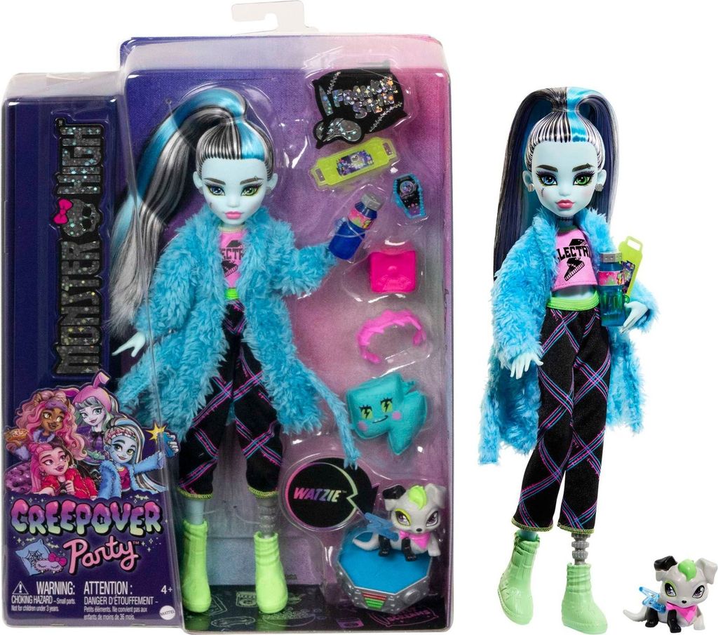 MATTEL Monster High Pyjamaparty-Puppe Frankie Stein Produktbild 2