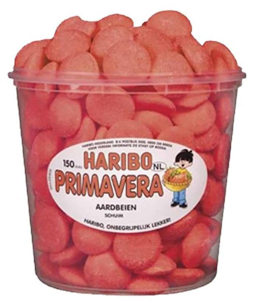 Haribo 47505, Tvrdé gumové cukríky, 1,05 kg, Strawberry, Obrázok produktu 