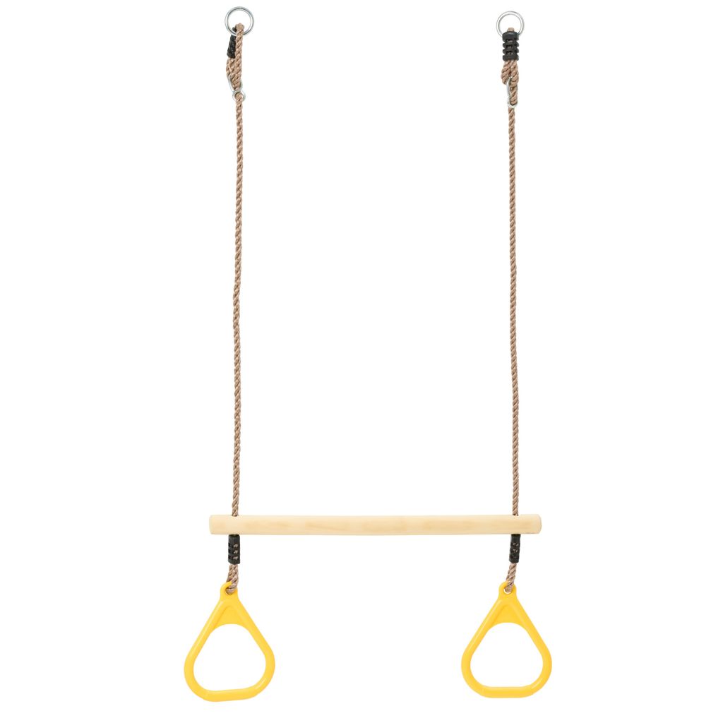 Altalena a trapezio TRIBECCO con maniglie e corda Immagine del prodotto 