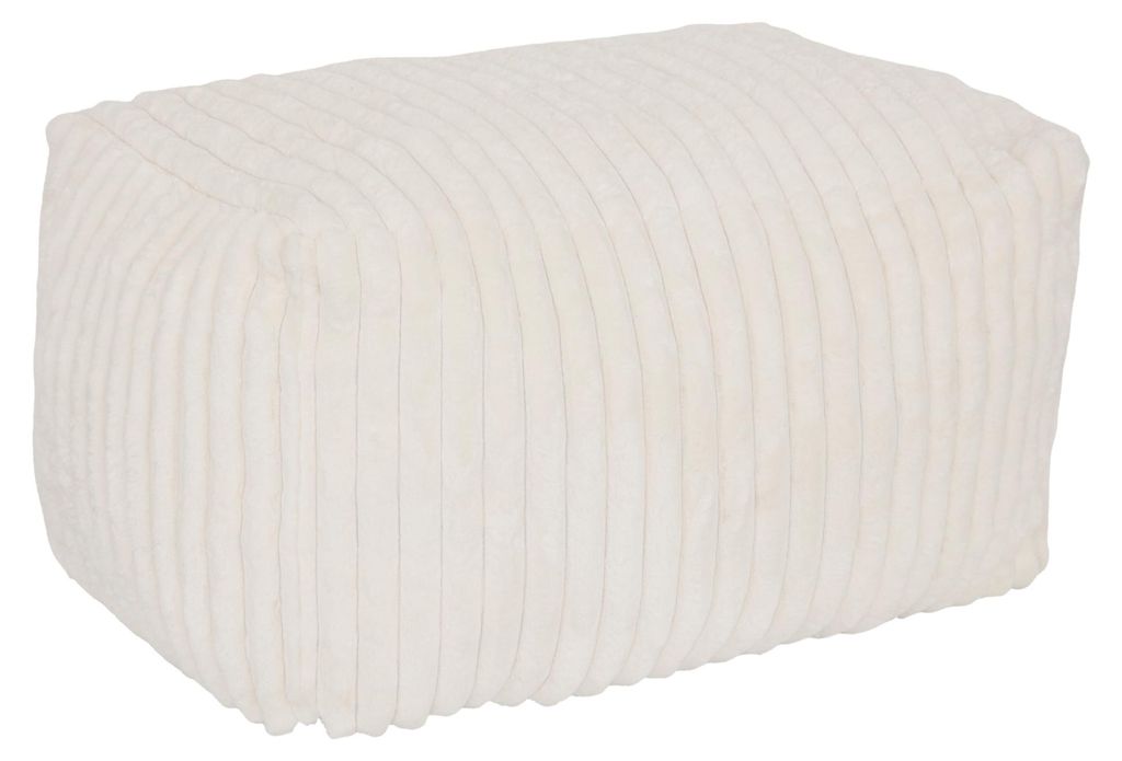 Taburet MUZI XL, 78 x 61 x 42 cm - béžová farba Obrázok produktu 