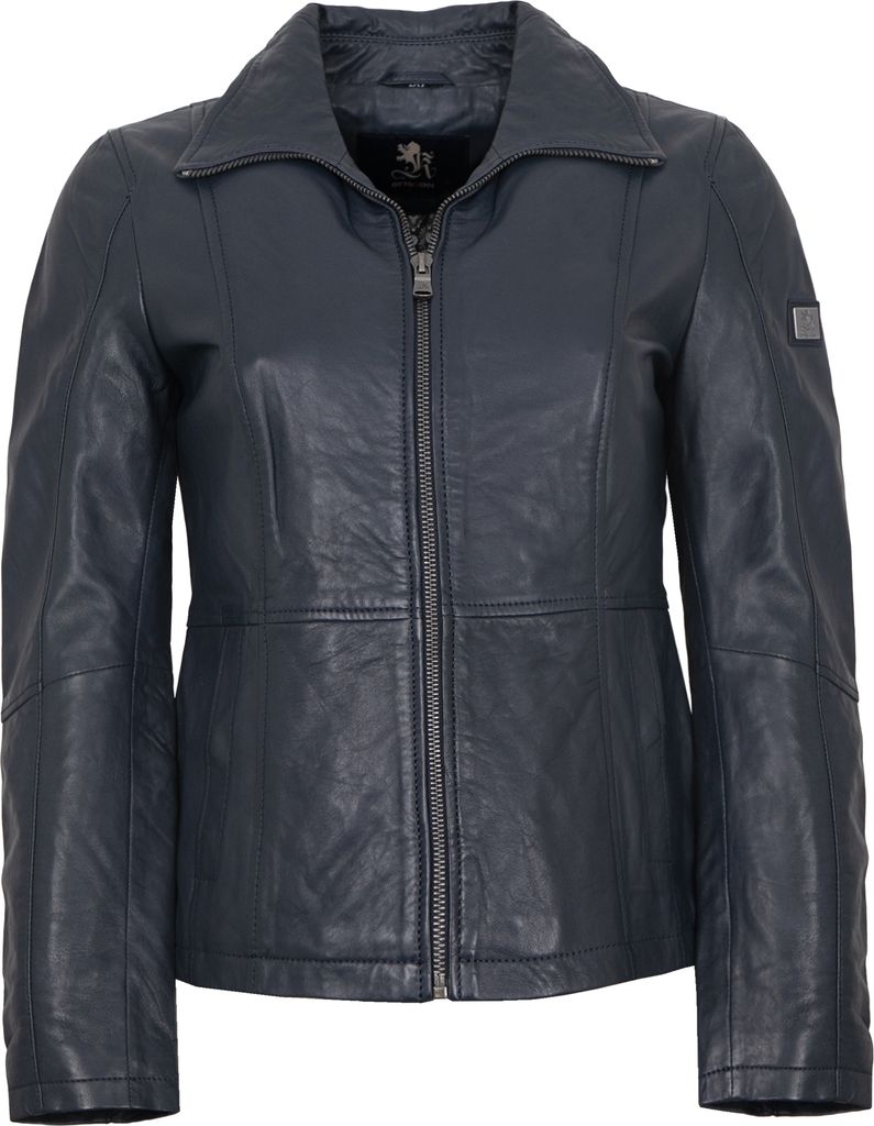 OTTO KERN - Damen Lederjacke Lammnappa navy : 38
