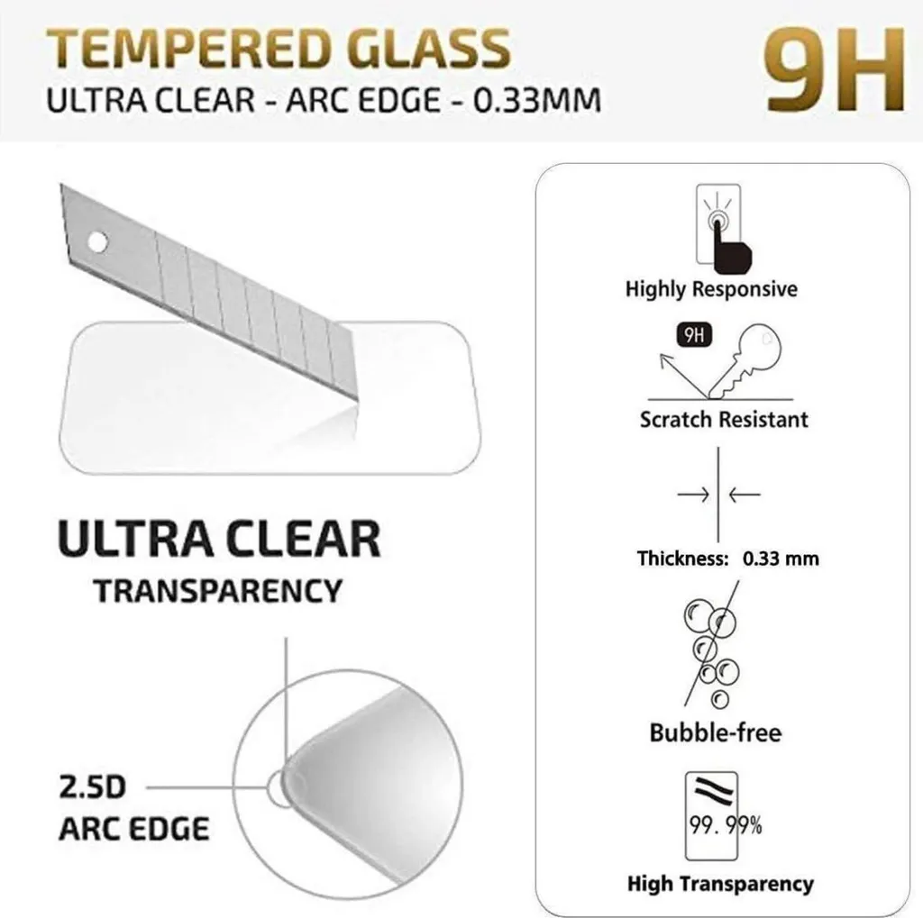 Proteggi Schermo OnePlus 6 Armour: Vetro Temperato HD 9H (2x) - 5