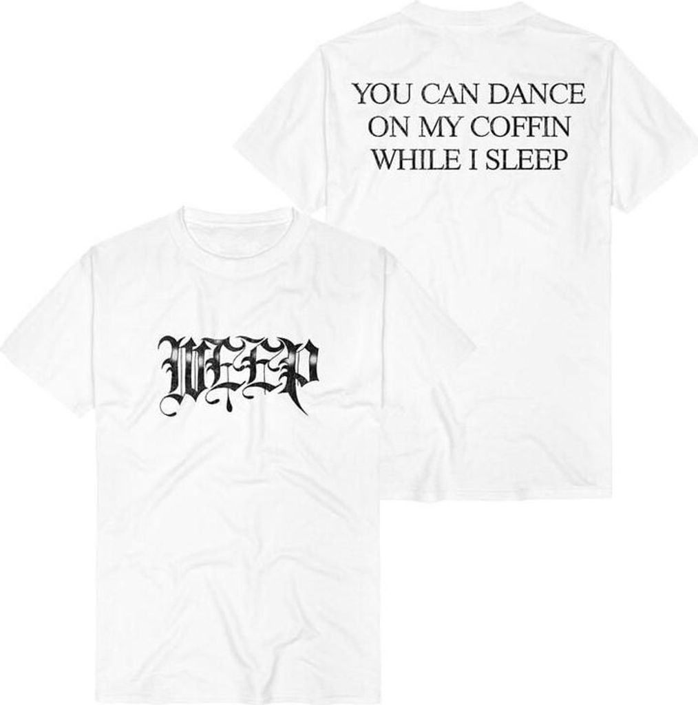 Yungblud T-Shirt Herren Weep weiß Band-Merch, Bands 100% Baumwolle S