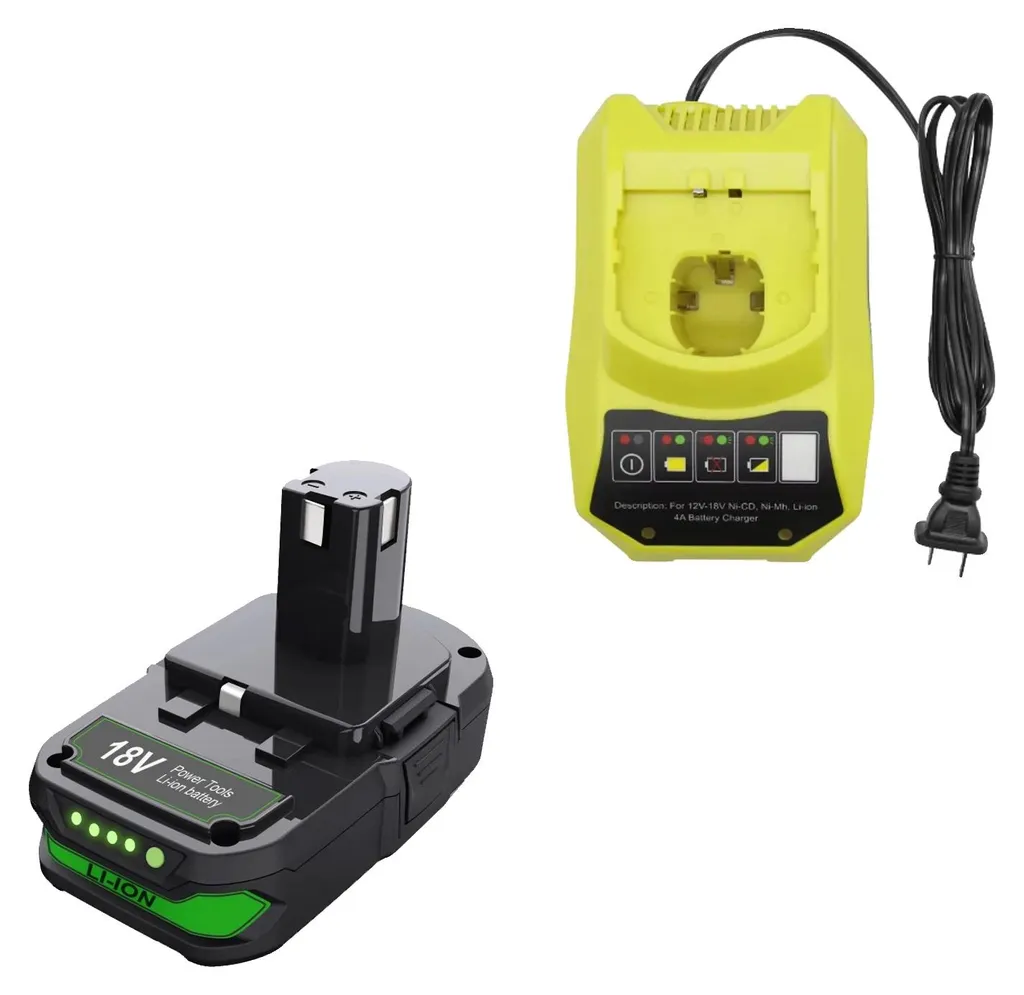 Batterie 18V 3Ah haute autonomie et son chargeur intelligent sécurisé