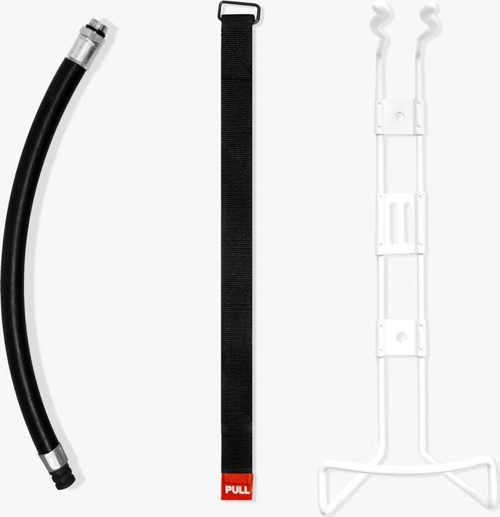 Nordic Flame Feurlöscher Halterung WEISS für Auto und Boot Design Brandschutz