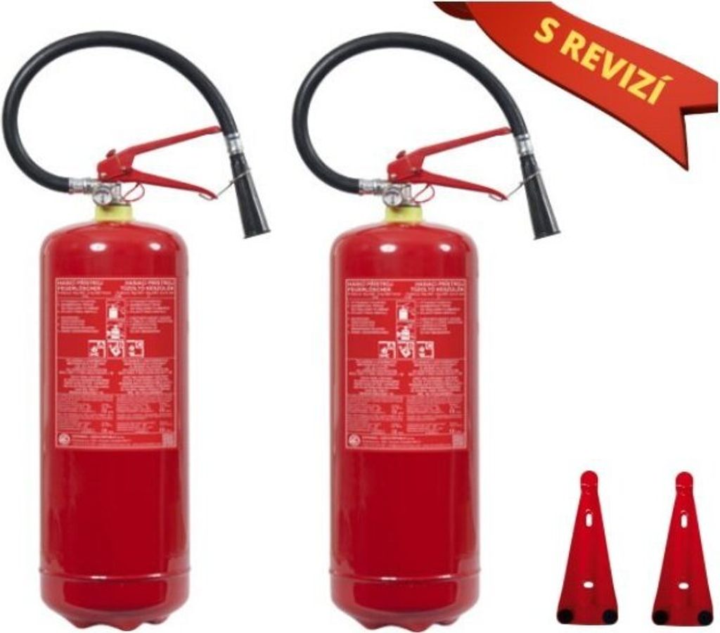 2x Hasicí přístroj práškový 6kg, 34A/183B/C s REVIZÍ + 2x Obrázek produktu 