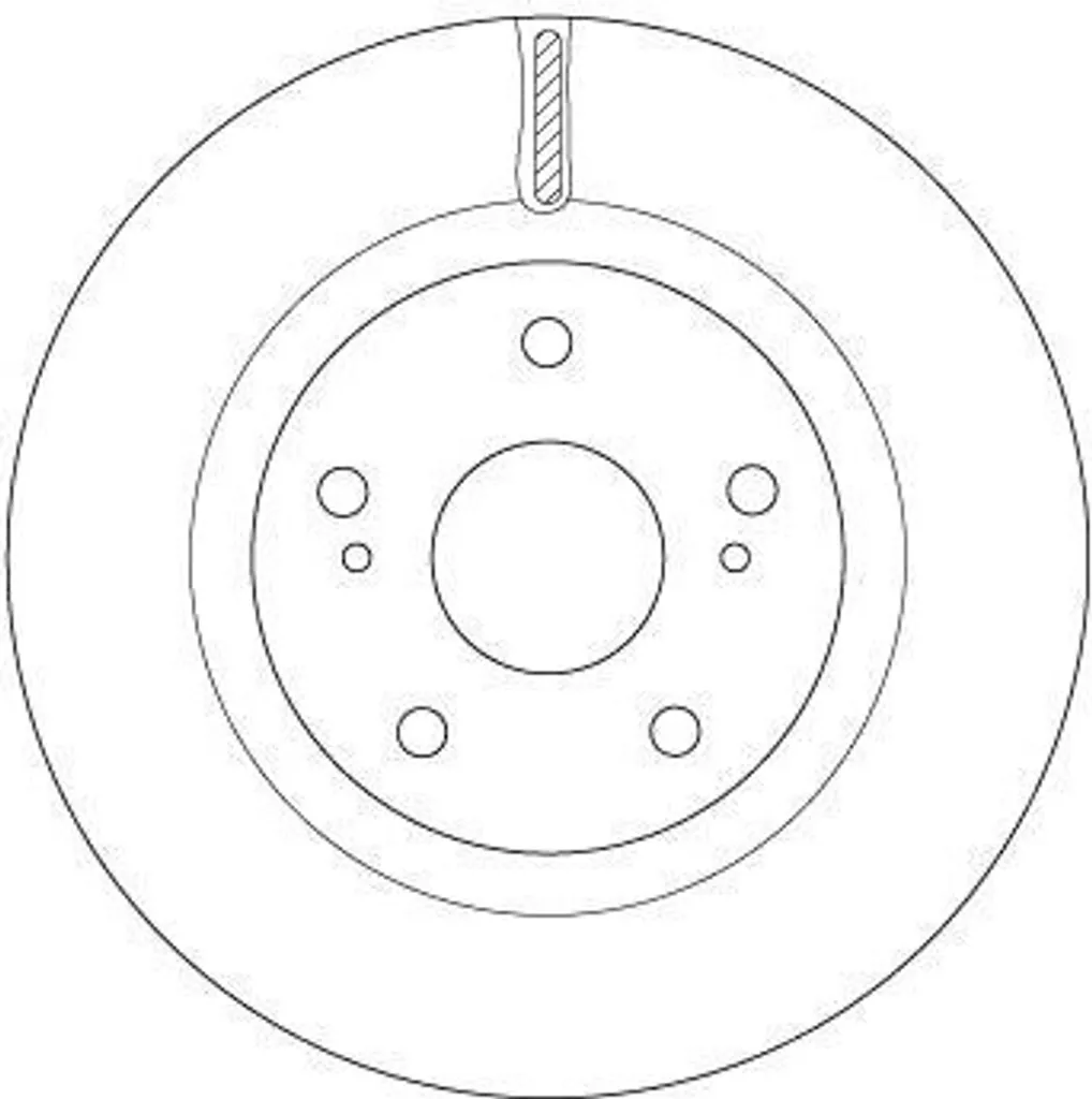 2x Disques de frein TRW DF6576 pour Suzuki Swift V (AZ) 285mm - Avant