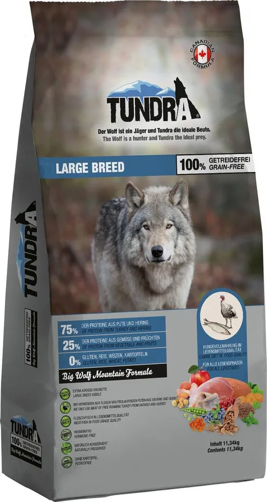 Tundra DOG cibo secco Large Breed 11,34kg