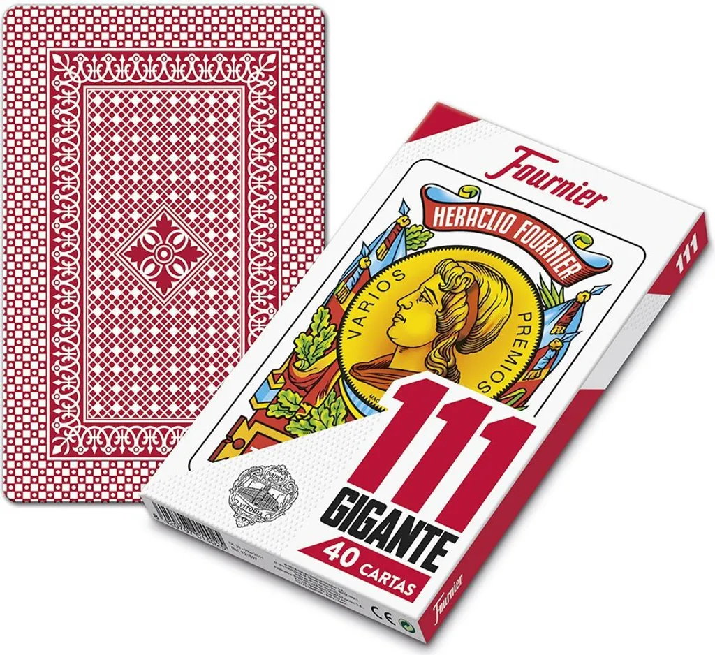 Cartes à Lettres Fournier Gigant 122x190 mm Rouge avec 40 Grandes Cartes