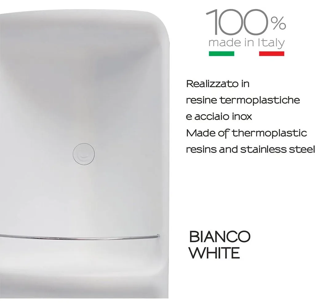 Rangement douche d'angle Caesar 7081 blanc, tablette 71 cm de haut
