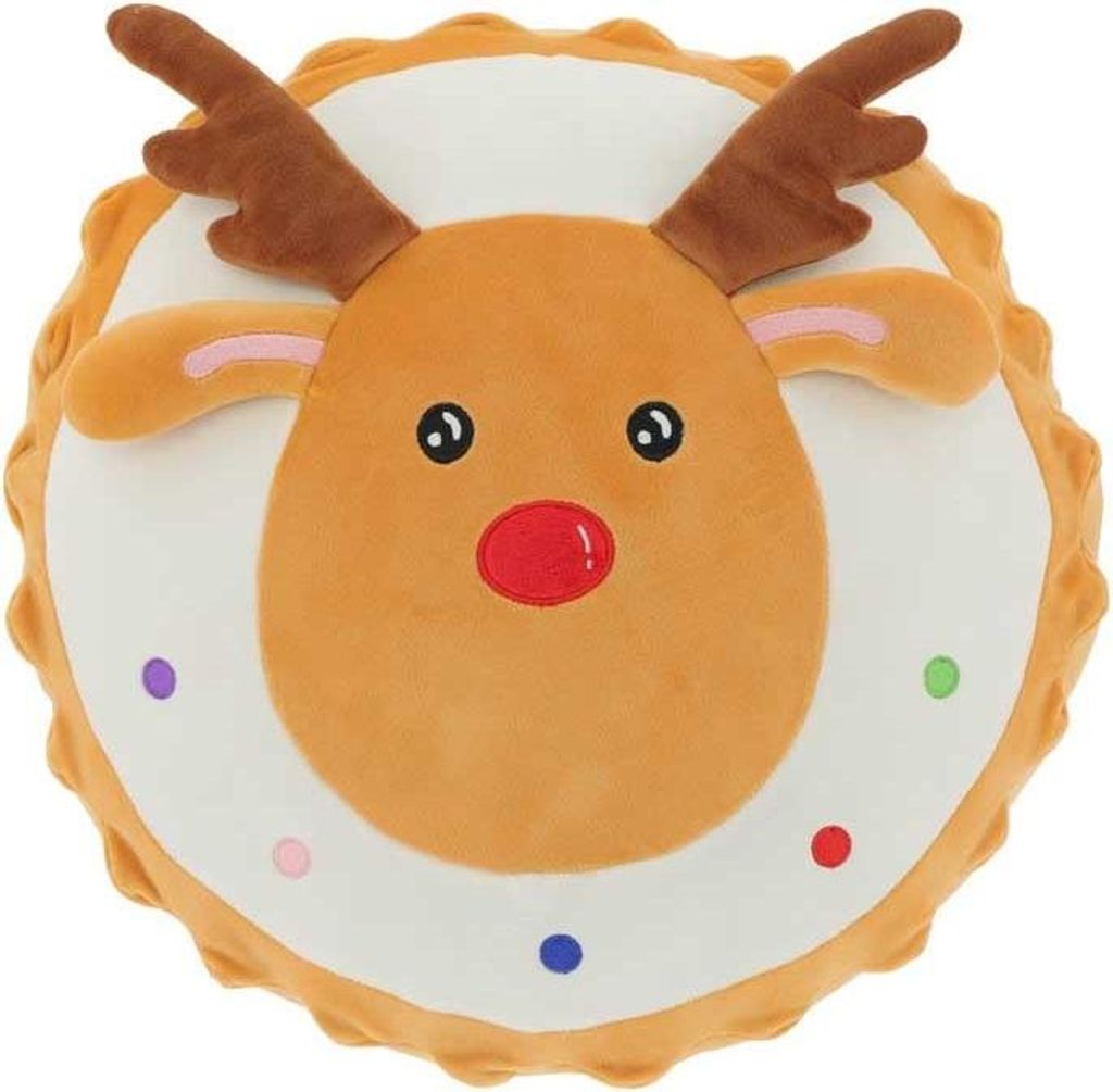 Unique Living - Dekokissen Weihnachtssymbole - 40cm - Mehrfarbig