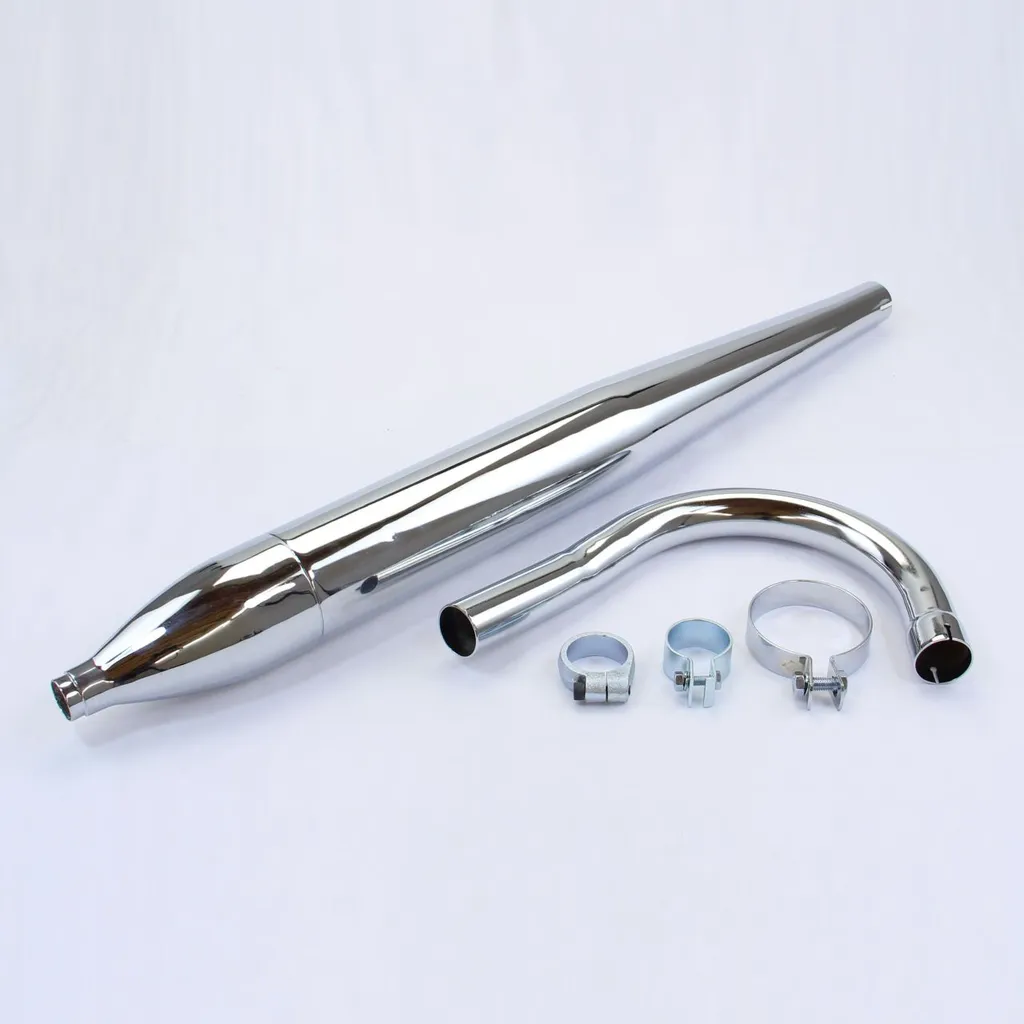 Kit Échappement Zündapp KS 50 Super SL pour Restauration Type 517