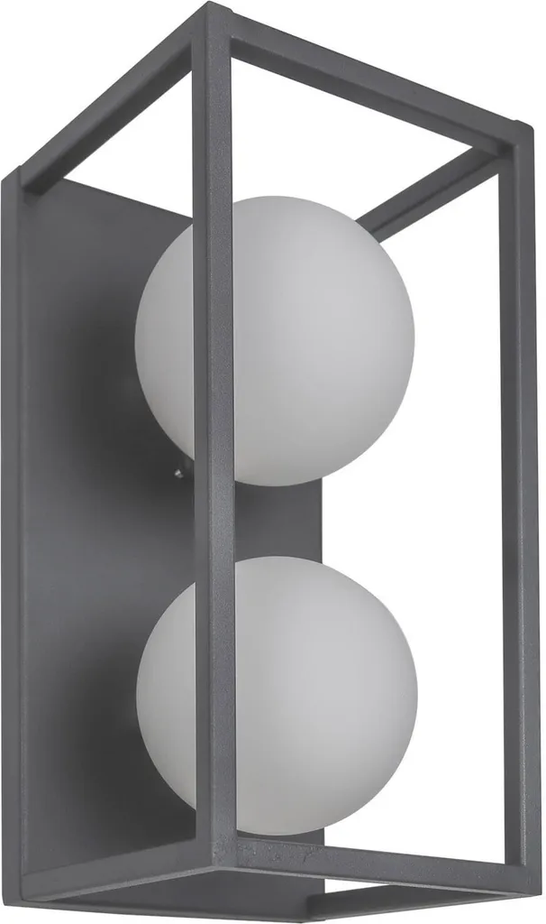 Applique LED Daisy Italux Gris Industriel MB-BR4367-W2 GR Design Mural