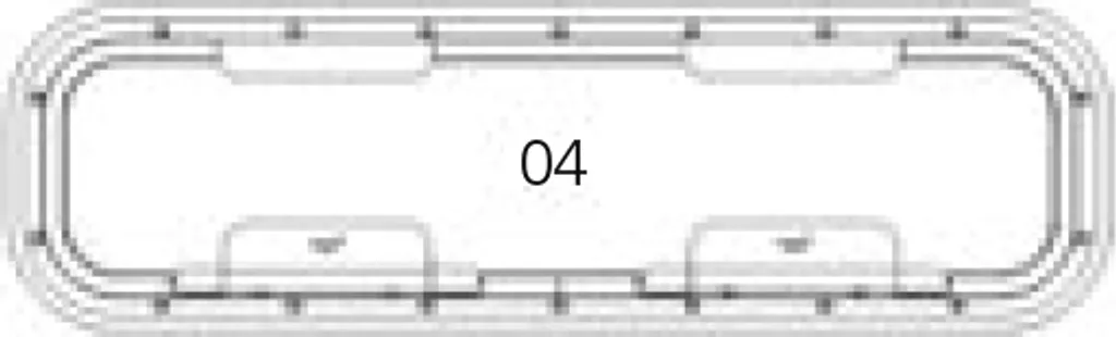 Hublot de Pont Ouvrant Goïot Opal 04 Aluminium pour Bateau 649x193mm