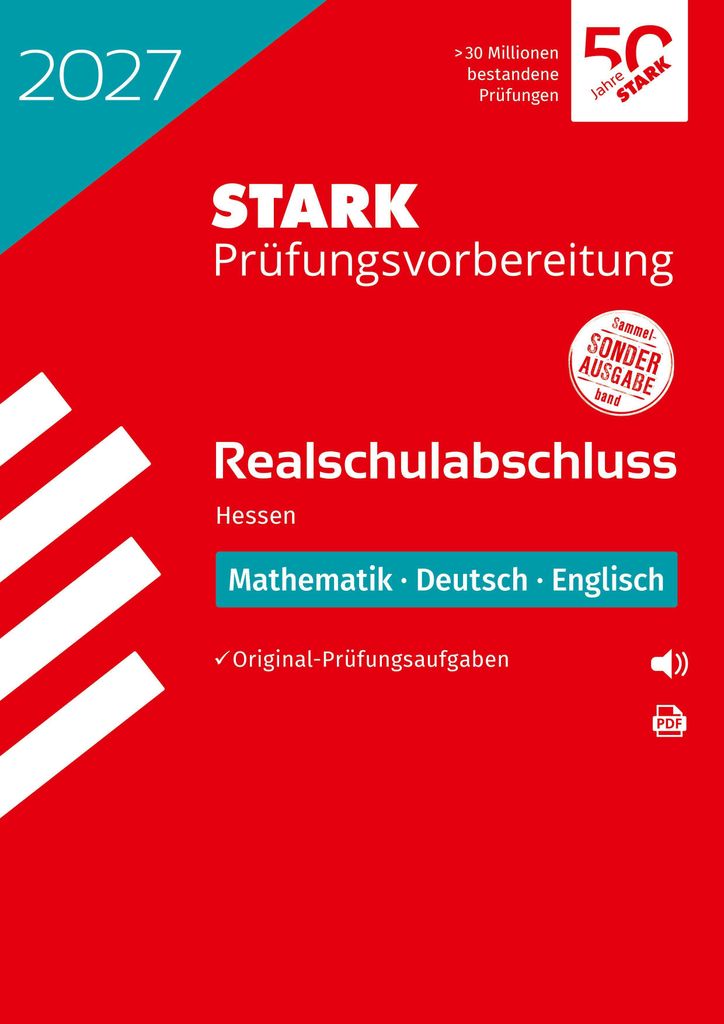 STARK Mathematik, Deutsch, Englisch - Realschulabschluss Produktbild 